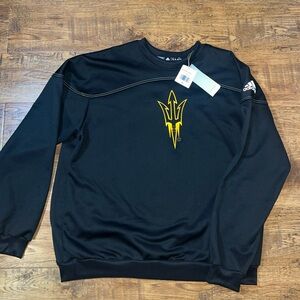 Arizona State Football Adidas XL Team Issued Coaches Sideline Sweatshirt